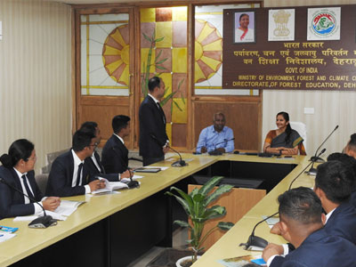 Interaction with FRO 2024-25 Batch of TSFA, Dulapally on Oct 29, 2025